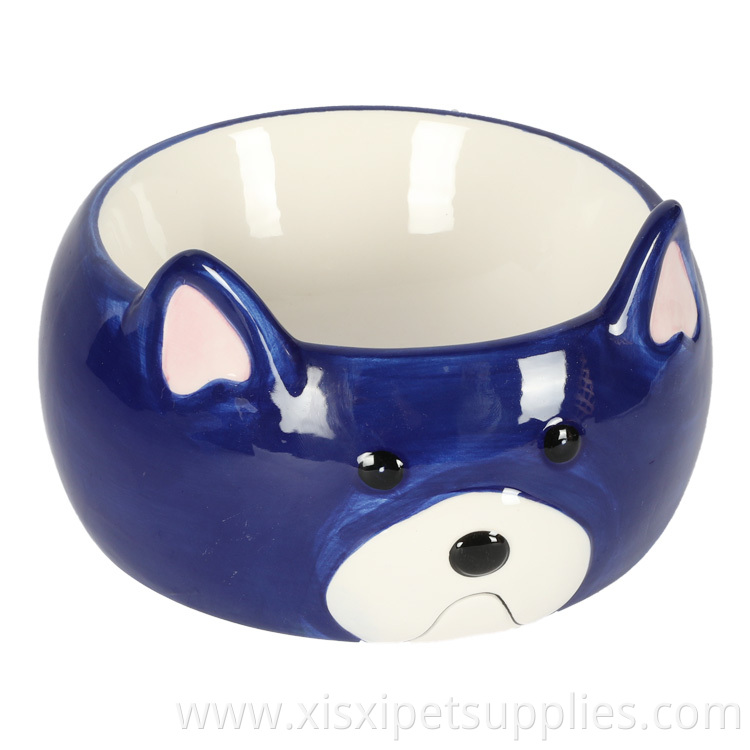 Luxury Large Stoneware Ceramic Pet Dog Bowl